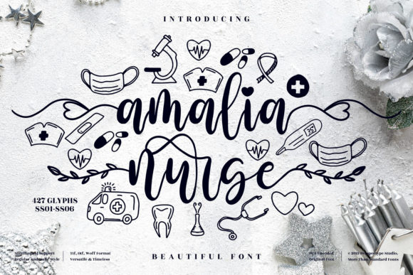 Amalia Nurse: A Delicate Script Font for Web Design