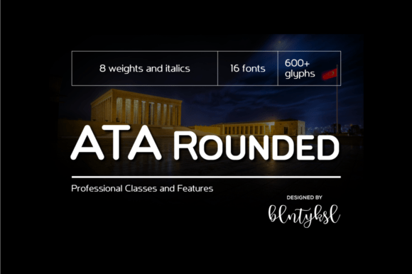 Ata Rounded: A Friendly Sans Serif Typeface for Modern Web Design