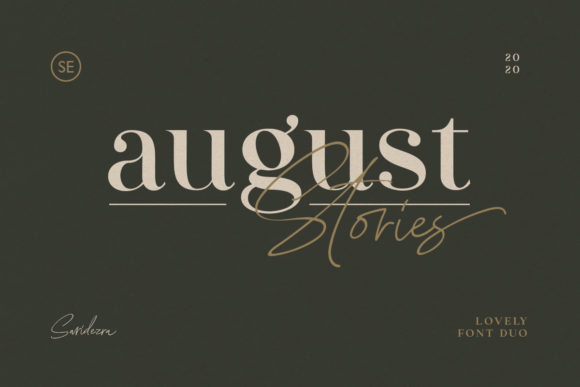 August Stories Font Review: A Chic Serif for Branding