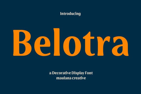 Belotra Font Review: A Bold Display Typeface for Web Headers