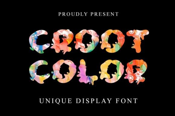 Croot Color: The Playful Display Font for Crafters