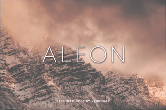 Elevate Your Brand Identity with the Aleon Sans Serif Typeface
