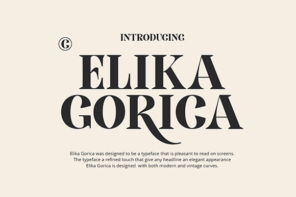 Elika Gorica: A Classic Serif Font for Modern Web Design