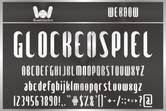 Glockenspiel: A Bold Display Font for Editorial Impact