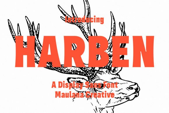 Harben: A Wavy Display Font for Editorial Design