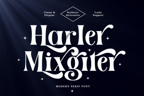 Harler Mixgiter: A Refined Serif Typeface for Editorial Design