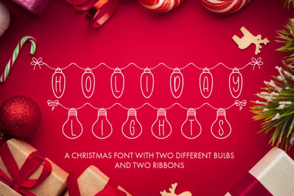 Holiday Lights Font: Elevate Your Seasonal Branding