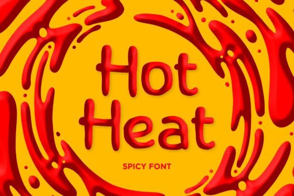 Hot Heat: A Spicy Display Font for Bold Editorial Design