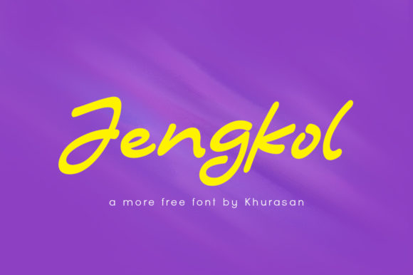 Jengkol Font: The Perfect Handwritten Typeface for Crafters