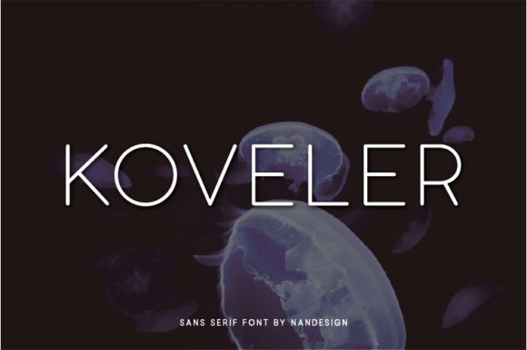 Koveler: A Minimal Sans Serif Typeface for Modern Web Design