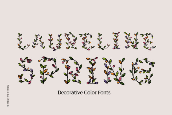 Laureline Spring: A Fresh Decorative Font for Editorial Design