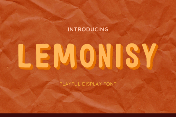 Lemonisy: A Playful Color Font for Modern Editorial Design