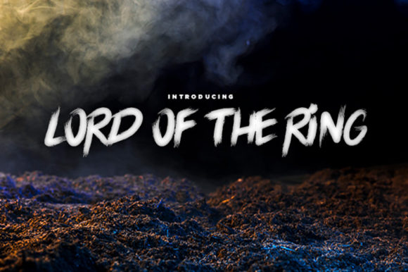 Lord of the Ring: A Brushed Display Font for Bold Branding