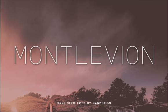 Montlevion: A Refined Sans Serif Font for Editorial Design