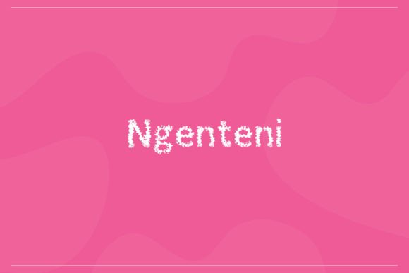 Ngenteni: A Handwritten Font for Memorable Branding