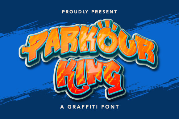 Parkour King: A Bold Display Font for Modern Web Design