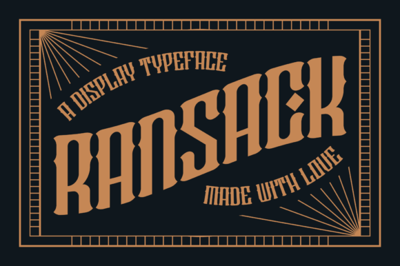 Ransack Font Review: A Bold Display Typeface for Campaigns