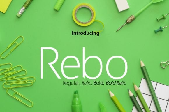 Rebo: The Fresh Sans Serif Font for Modern Branding
