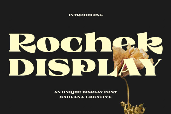 Rochek: A Bold Display Font for Memorable Branding