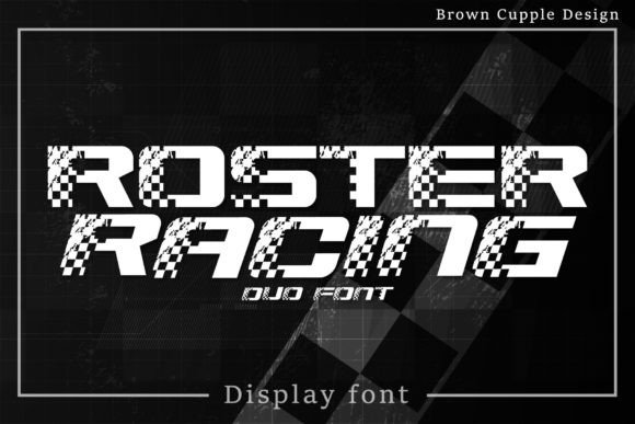 Roster Racing: A Dynamic Decorative Font for Bold Branding