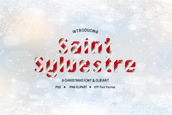 Saint Sylvestre: A Festive Decorative Font for Web Headers