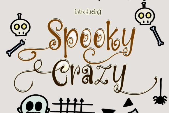 Spooky Crazy: A Playful Display Font for Makers