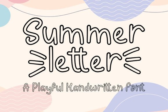 Summer Letter: A Quirky Display Font for Bold Campaigns