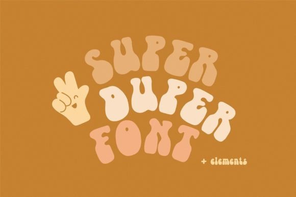 Super Duper Font Review: A Boho Display Typeface for Brands