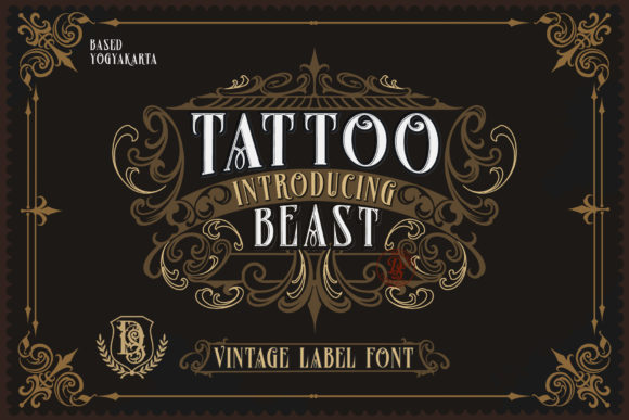 Tattoo Beast: A Bold Blackletter Font for Your Brand