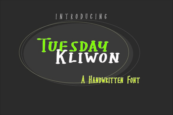 Tuesday Kliwon: A Quirky Display Font for Makers