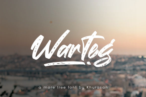 Warteg Font Review: A Refreshing Script for Editorial Design