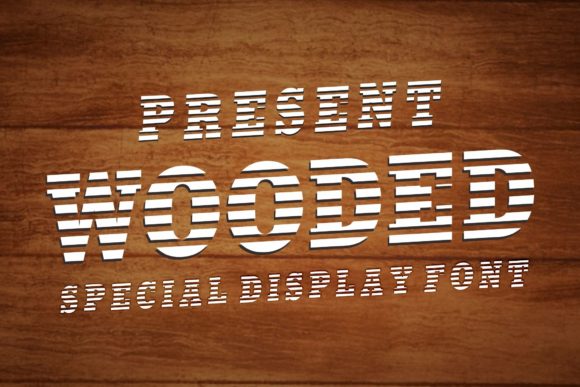 Wooded: A Display Font for Organic Web Design